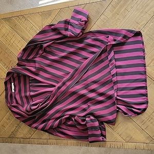 Purple & Black blouse, medium